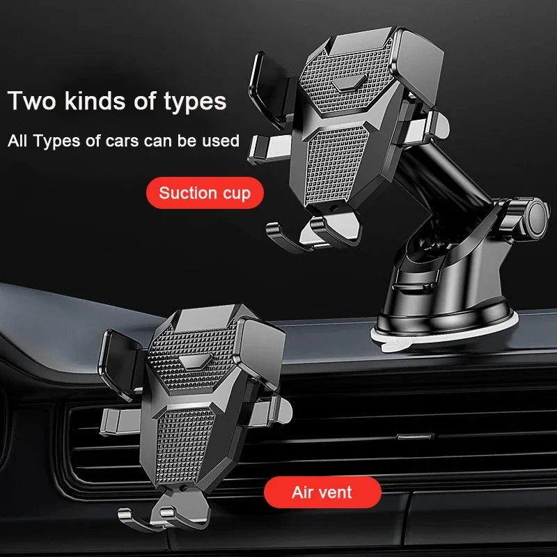 2024 NEW  Sucker Car Phone Holder 360° Windshield Car Dashboard Mobile Cell Support Bracket for Iphone Samsung Xiaomi