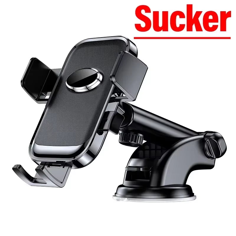 2024 NEW  Sucker Car Phone Holder 360° Windshield Car Dashboard Mobile Cell Support Bracket for Iphone Samsung Xiaomi